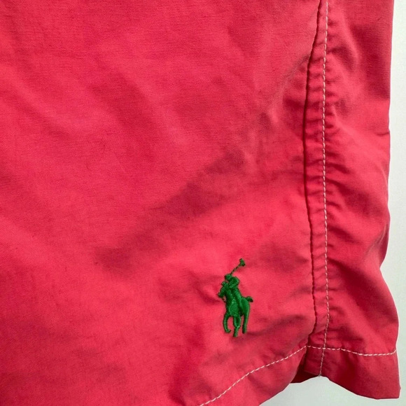 Polo Ralph Lauren Mini Pony Pink Mesh Lined Swim Trunks Short Shorts Men XXL NEW - Picture 2 of 13